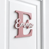 Türschild personalisiert 3D Druck | Namensschild Tür | Kinderzimmer Türschild | Türschild mit Namen Deko Geschenk