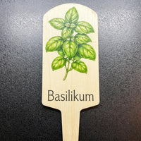 Pflanzenstecker 6er Set Sorten frei wählbar, Kräuterschilder mit Motiv 3D & UV-Druck, Beetstecker Gemüsebeet personalisiert, Geschenk