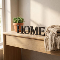 HOME Schriftzug 3D Druck | Home Deko Buchstaben | Wand Schriftzug Wohnzimmer | Home Sign Dekoration Geschenk modern