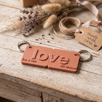 Partner Schluesselanhaenger Puzzle LOVE 2er Set – Bild 1