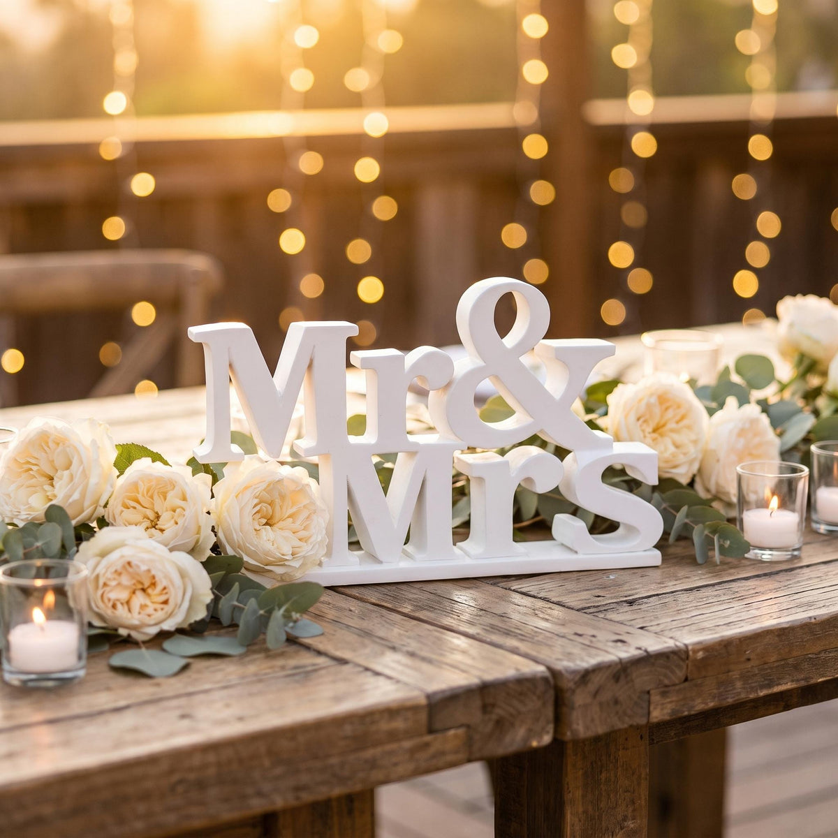 Mr and Mrs Tischdeko 3D Druck | Hochzeit Tischdekoration | Hochzeit Deko Aufsteller | Wedding Deko Geschenk Brautpaar