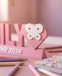 Schulkind 2026 Schild mit Name personalisiert – Bild 2