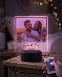 Personalisierte 3D LED Nachtlampe mit Name – Bild 3