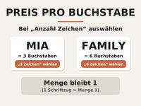 3D Buchstaben Deko personalisiert – Bild 2