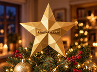 Christbaumspitze Stern personalisiert – Bild 2