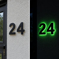 Leuchtende Hausnummer Glow in the Dark – Bild 3