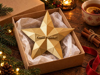 Christbaumspitze Stern personalisiert – Bild 3