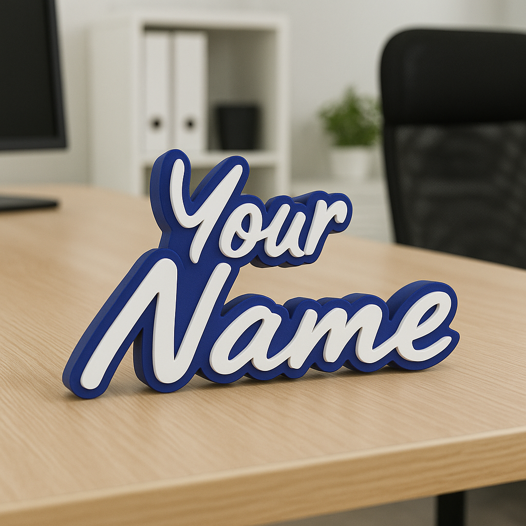 Personalisiertes Namensschild